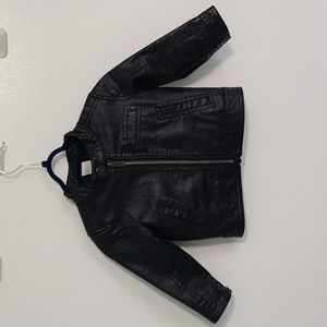 Faux Leather Biker Jacket
